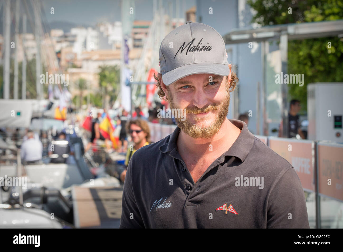 Palma de Mallorca, Espagne. 2 Août, 2016. Pierre Casiraghi au Copa del Rey course de voile à Palma de Majorque, Espagne, le 2 août 2016. Photo : Patrick van Katwijk/ POINT DE VUE - PAS DE FIL - SERVICE/dpa/Alamy Live News Banque D'Images