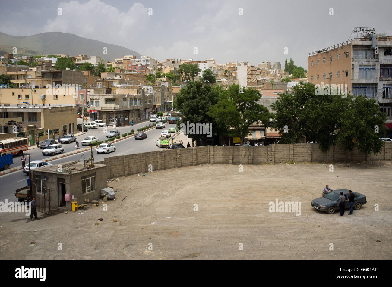 Sanandaj, Kurdistan iranien, l'Iran. 29 mai, 2013. L'image de fichier - vue sur un terrain de la ville de Sanandaj, Iran. © Jordi Boixareu/ZUMA/Alamy Fil Live News Banque D'Images