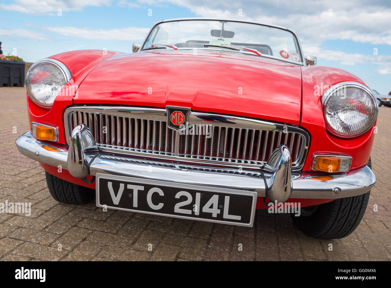 Voiture de sport MG Vintage Banque D'Images