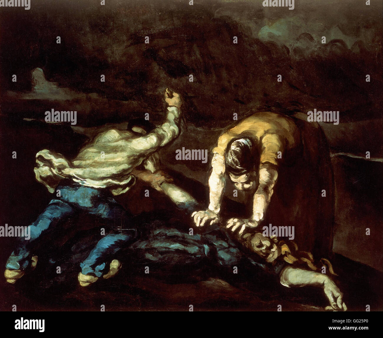 Paul Cézanne - le meurtre Banque D'Images