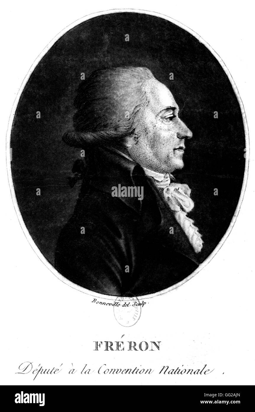 Louis Freron, député de la 18e Convention nationale de France Paris. Bibliothèque nationale Banque D'Images