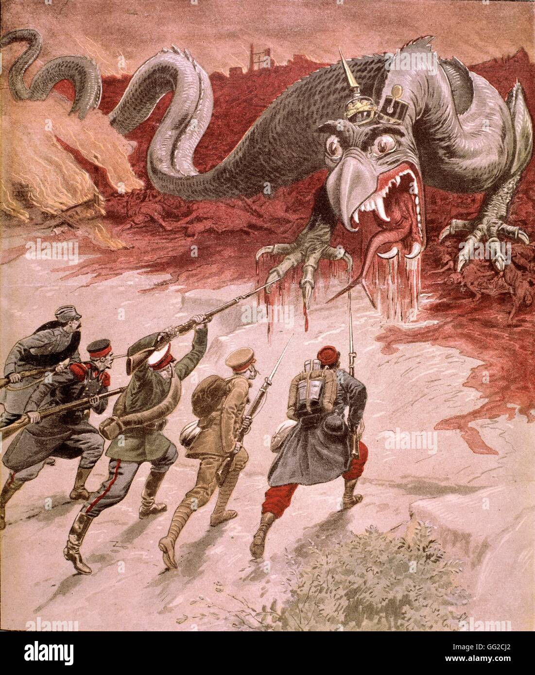 Illustration 'Monster' dans 'Le Petit Journal', 29 septembre 1914 France, la Première Guerre mondiale Banque D'Images