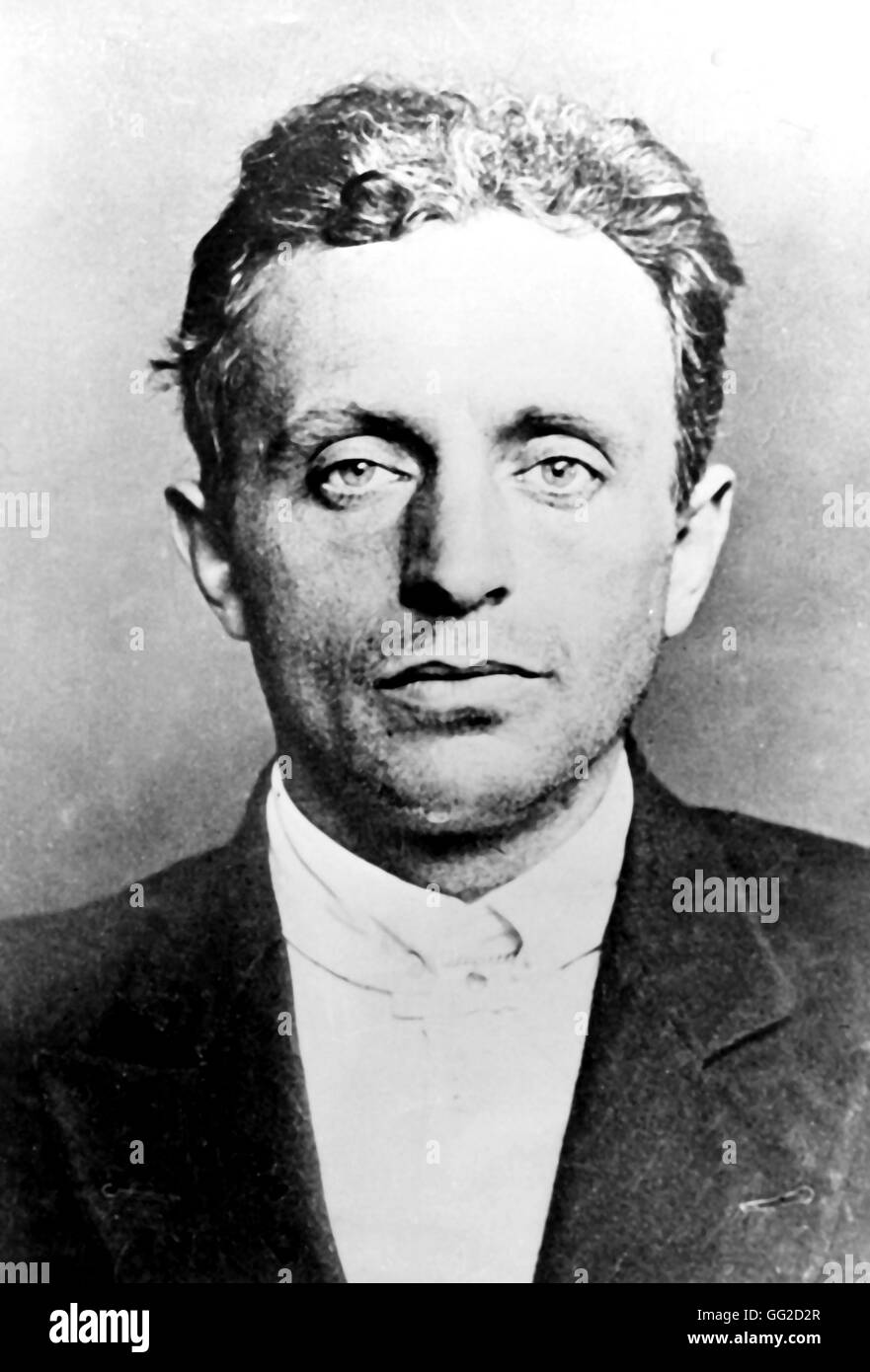 Villain, l'homme qui a assassiné Jean Jaurès Castres France 1914. Musée Jaurès Banque D'Images