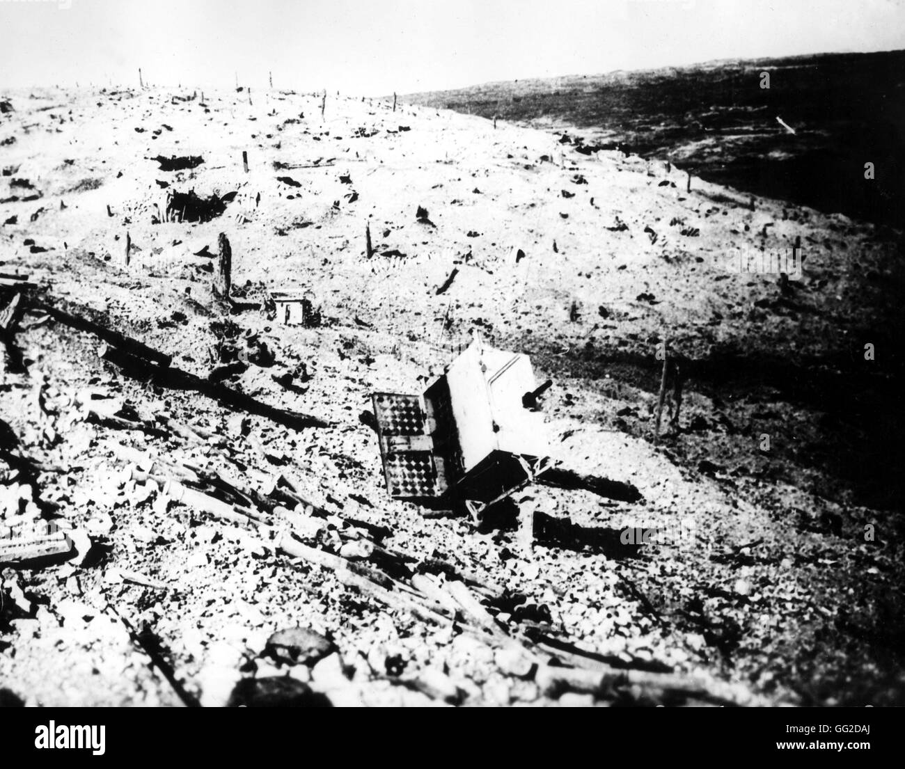 Verdun. La Dame ravin 1917 Première Guerre mondiale - France Vincennes. Musée de la guerre Banque D'Images