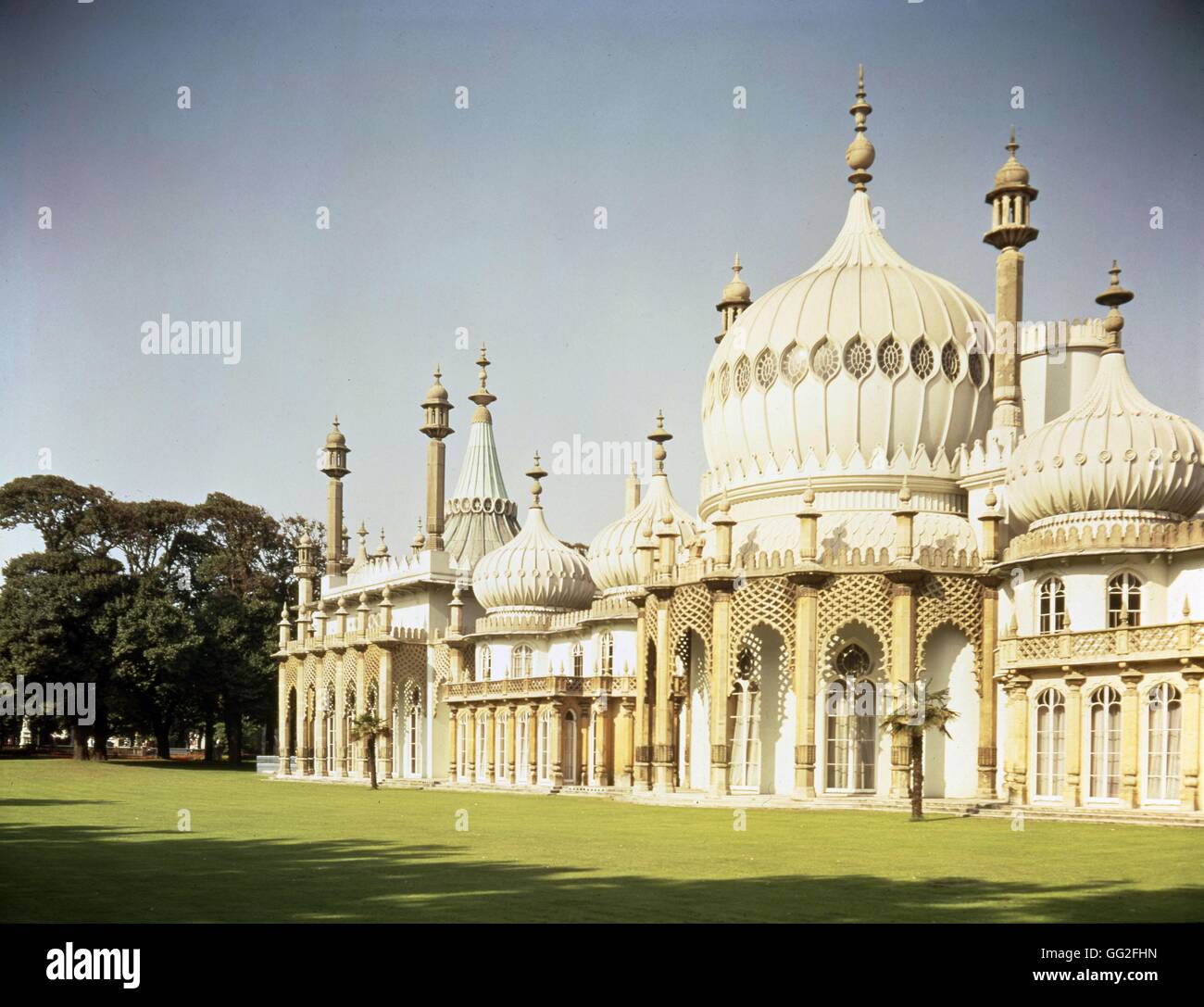 John Nash (1752 - 1835) Le Pavillon pour le Prince Régent, 'Royal Pavillion' Brighton, Angleterre Banque D'Images