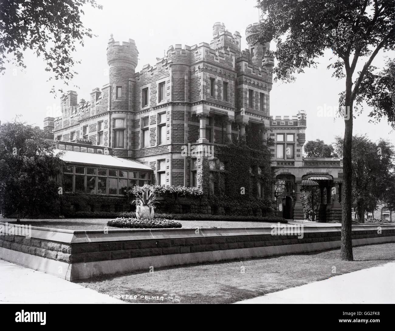 Le Potter Palmer House situé à Chicago, Illinois. Il a été conçu par les architectes Henry Ives Cobb et Charles le gel, puis construit entre 1882 et 1885. Banque D'Images