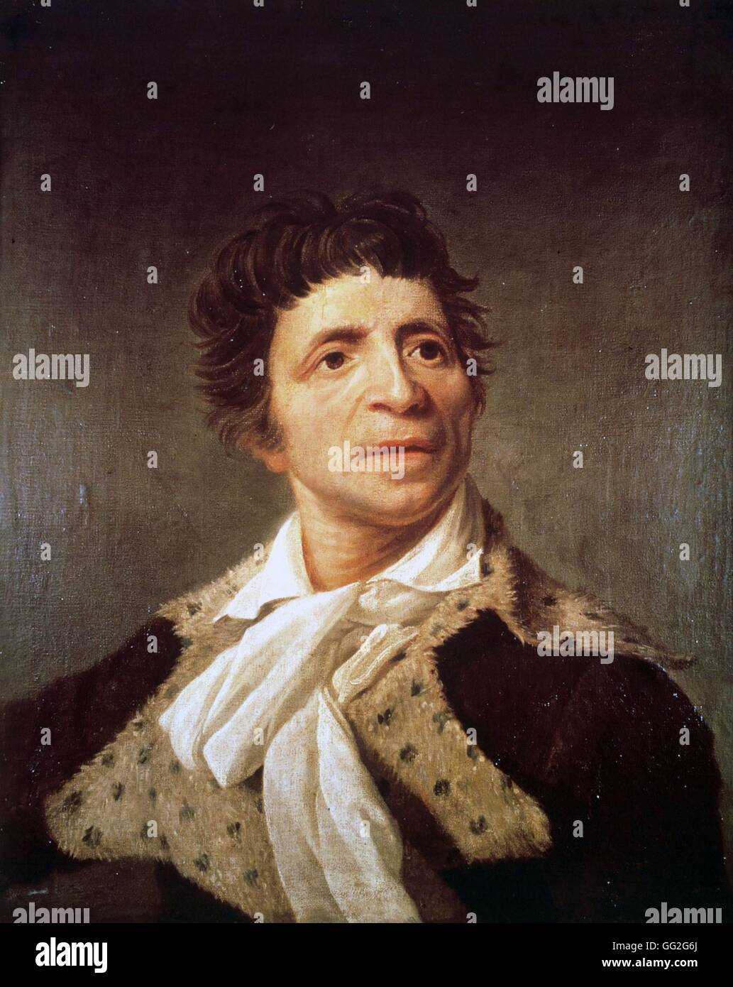 Joseph Boze école française Portrait de Jean-Paul Marat, révolutionnaire français 1793 Huile sur toile Paris, musée Carnavalet Banque D'Images