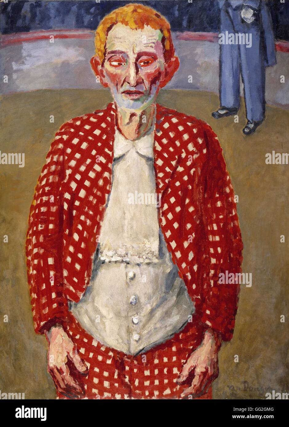 Kees van Dongen école de Hollande l'ancien clown c.1906-1907 Huile sur toile Genève, Muse Petit Palais Banque D'Images