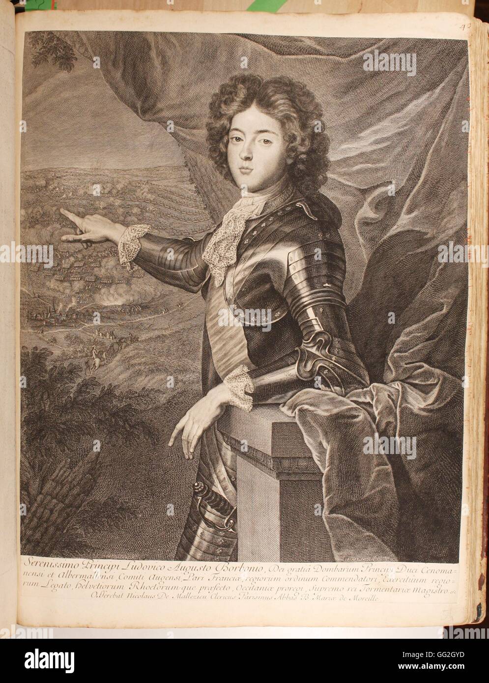 Louis Auguste de Bourbon, (1670-1736), Duc du Maine, fils de Louis XIV et de la Marquise de Montespan Banque D'Images