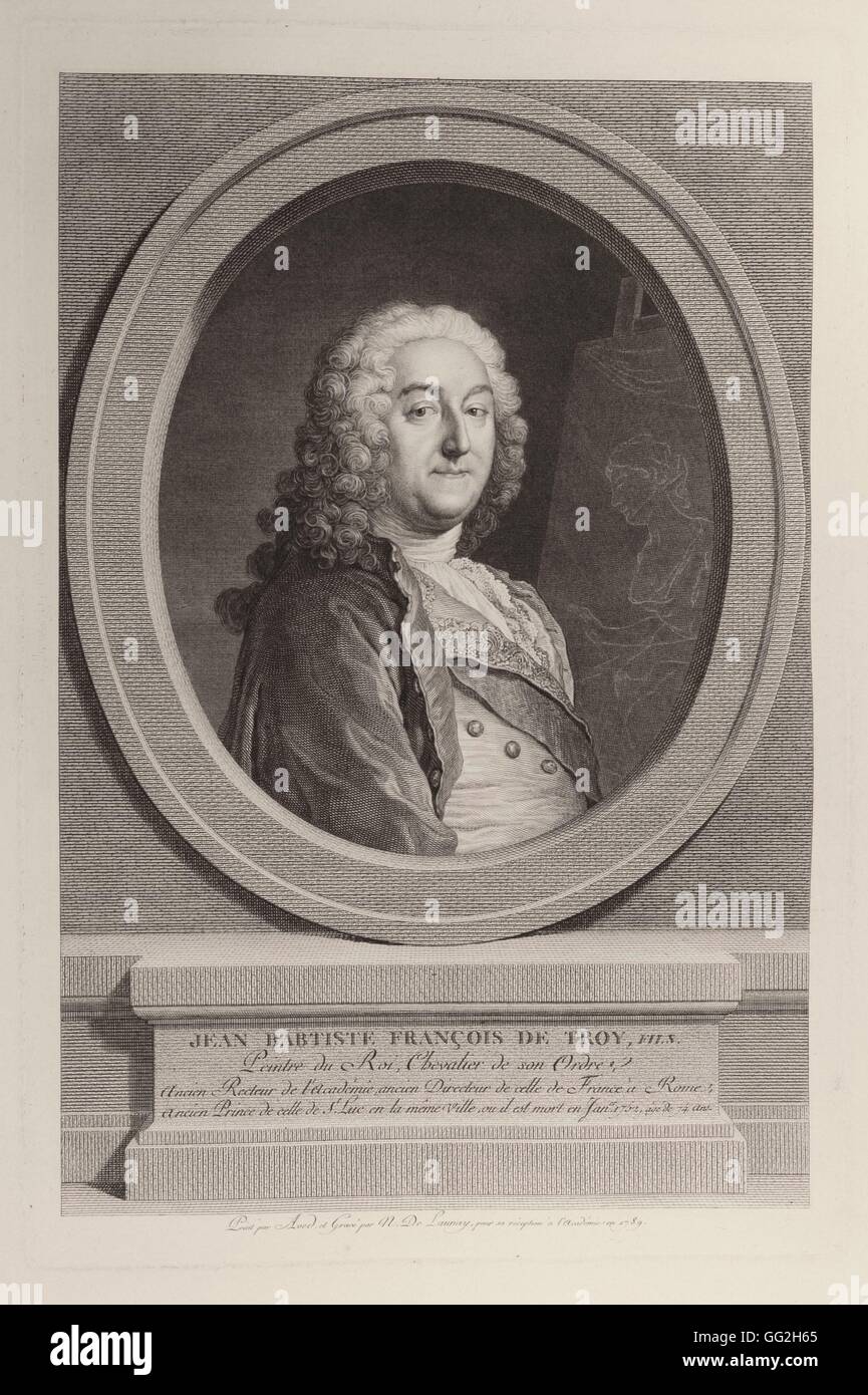 Jean François de Troy, (1679-1752), peintre historique Français Banque D'Images