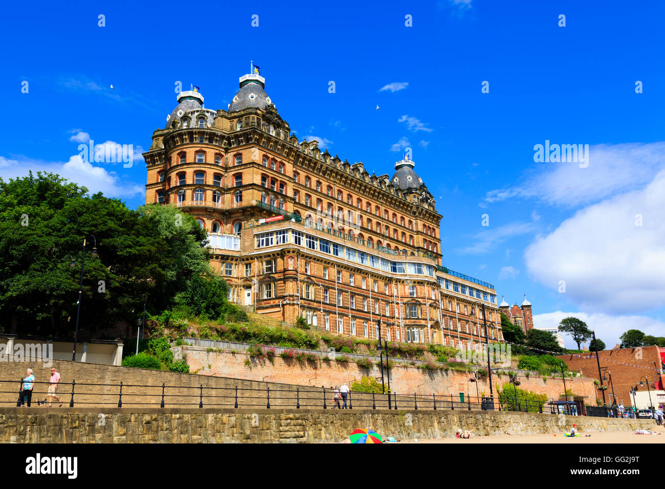 Le Grand Hotel, Scarborough, North Yorkshire, Angleterre. Banque D'Images