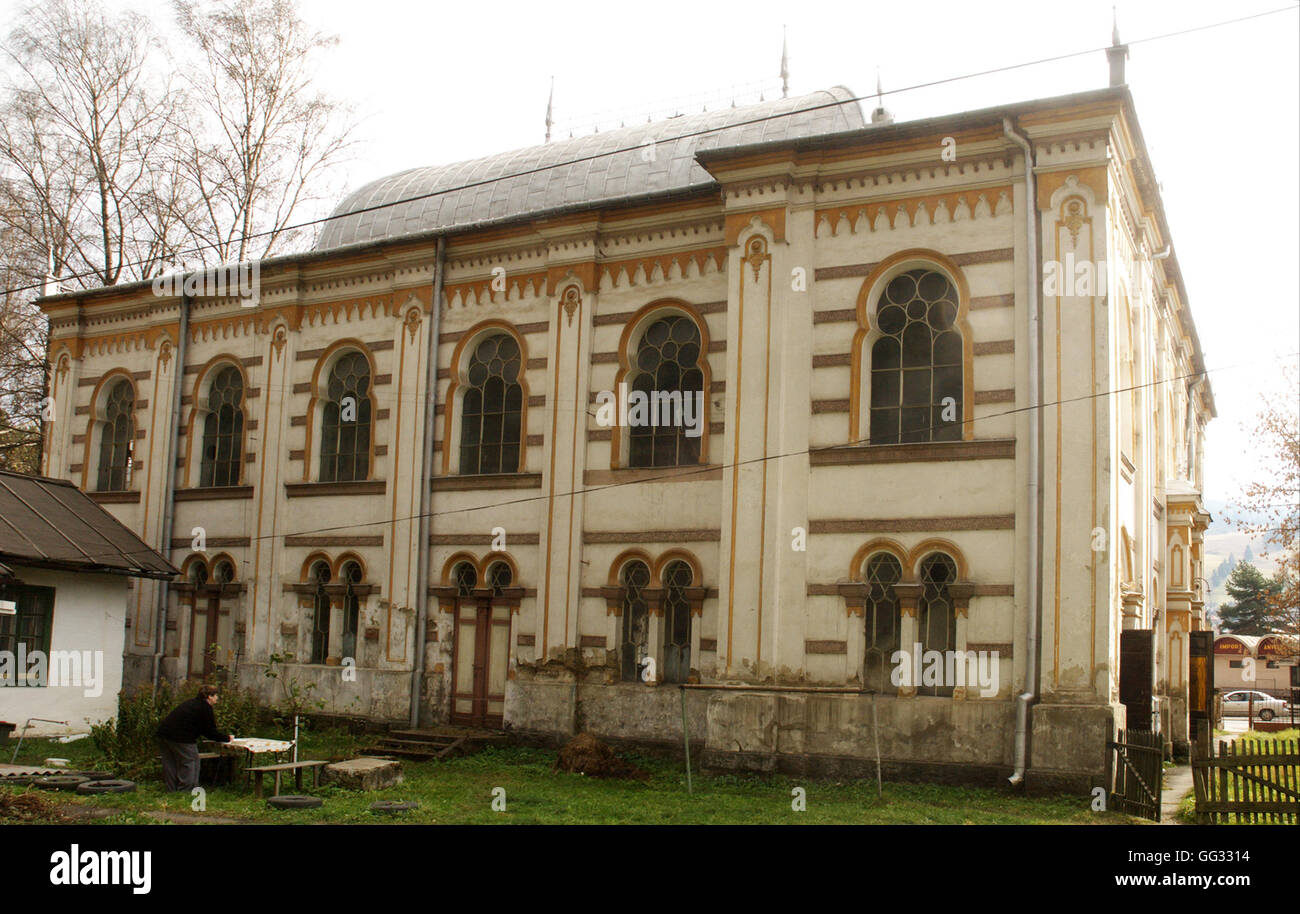 5509. Suceava, Roumanie. Le grand temple construit en 1902 Banque D'Images