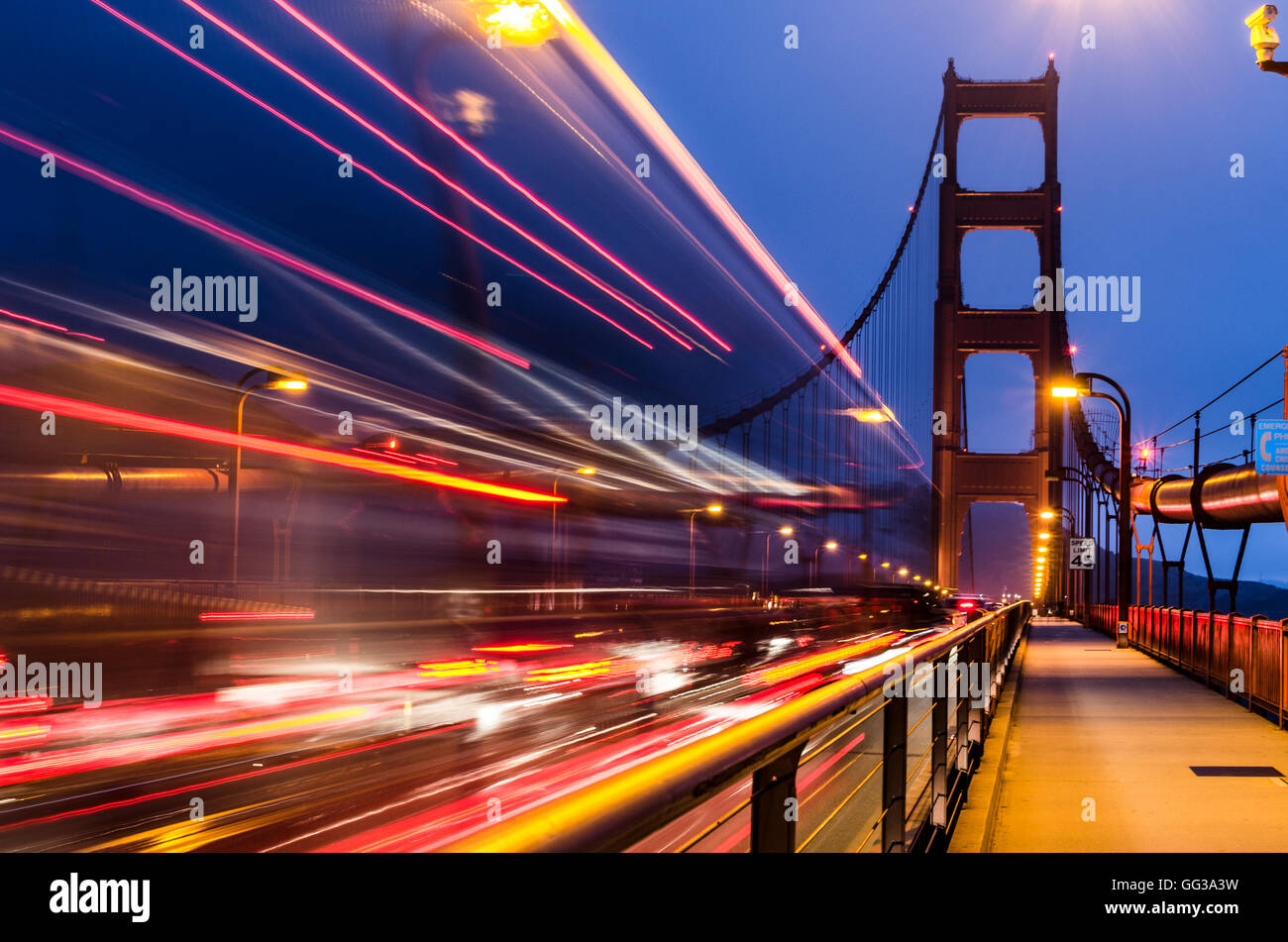 Golden Gate Bridge, San Francisco, États-Unis Banque D'Images