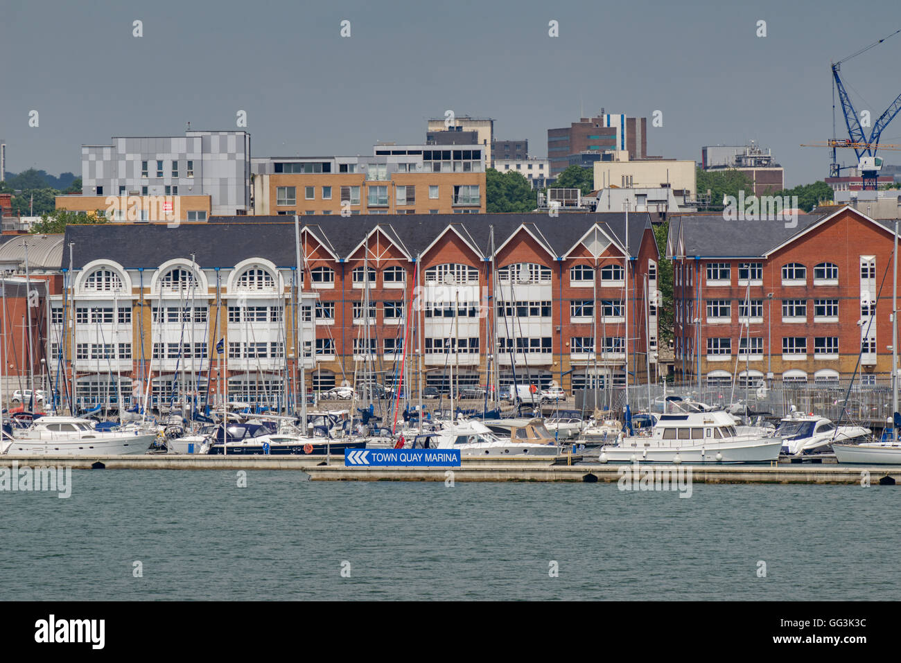 Town Quay Marina à Southampton Banque D'Images