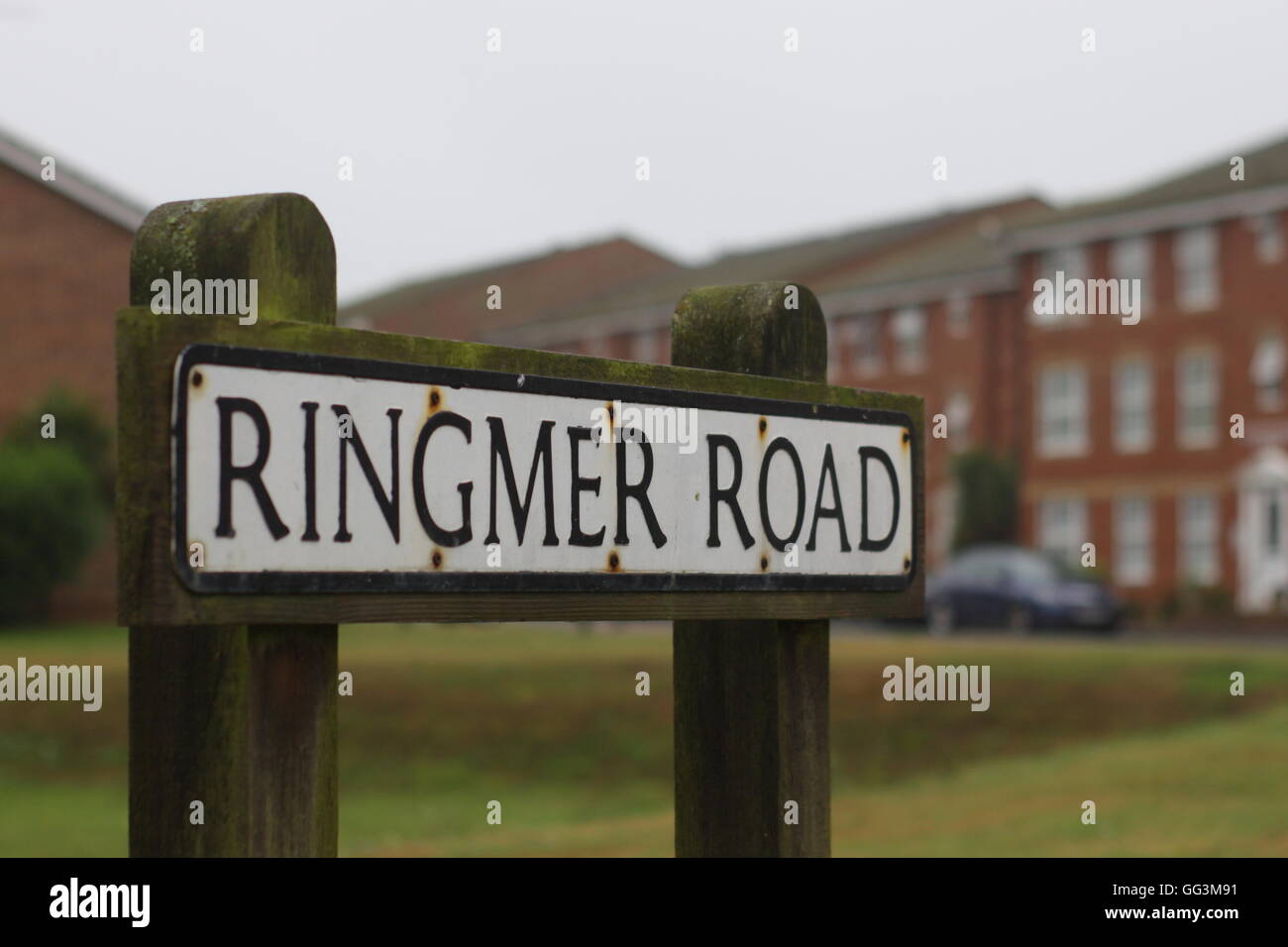 Panneau de signalisation nom Banque D'Images