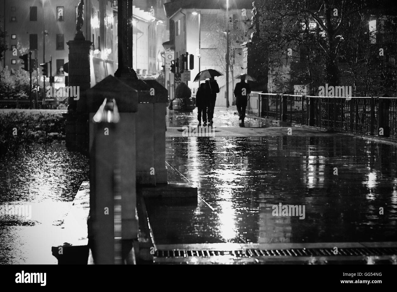 Crue exceptionnelle à Londres en novembre 2010 - Pordenone alluvione Février 2011 - Massimiliano Scarpa photographe Banque D'Images