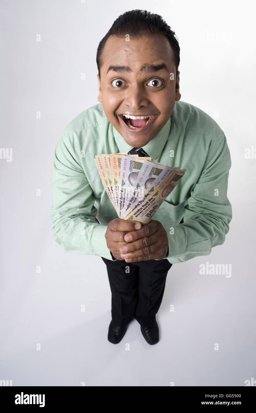 Maintenant un peu d'argent Banque D'Images