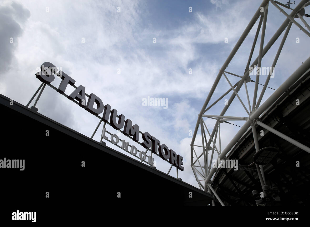 Vue générale de la London Stadium en amont d'une conférence de presse de West Ham pour avoir un aperçu de leur l'UEFA Europa League, troisième tour de qualification match avec NK Domzale. ASSOCIATION DE PRESSE Photo. Photo date : mercredi 3 août 2016. Voir l'ACTIVITÉ DE SOCCER histoire West Ham. Crédit photo doit se lire : Steve Paston/PA Wire Banque D'Images