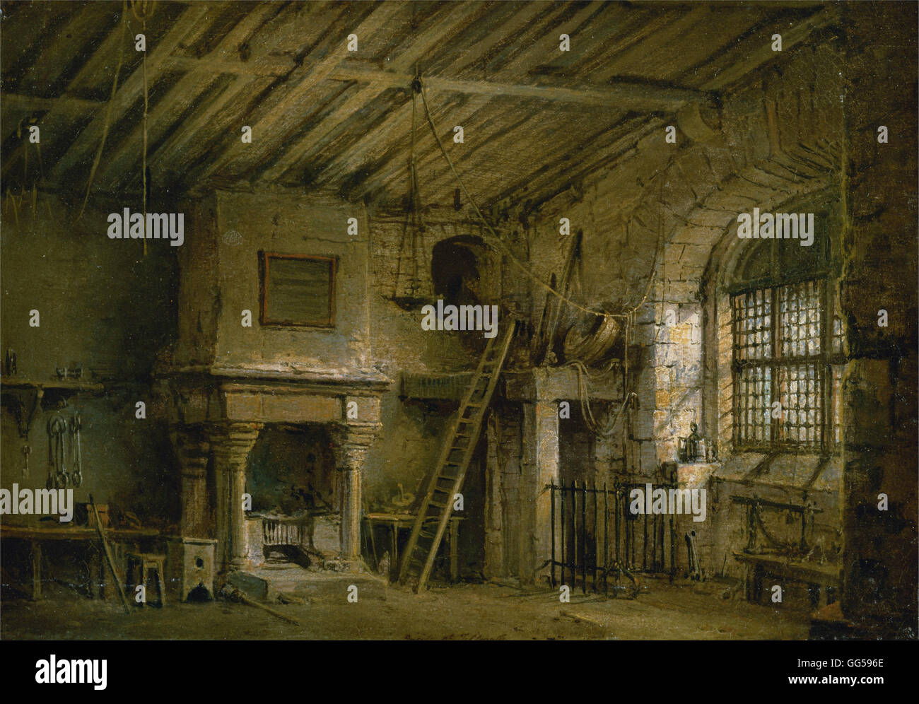 Robert Dodd - Scénographie pour Cœur de Midlothian ; le péage Banque D'Images