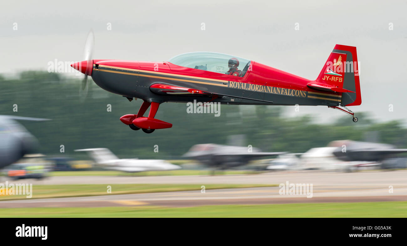 Royal Jordanian Falcons au Royal International Air Tattoo 2016 Banque D'Images