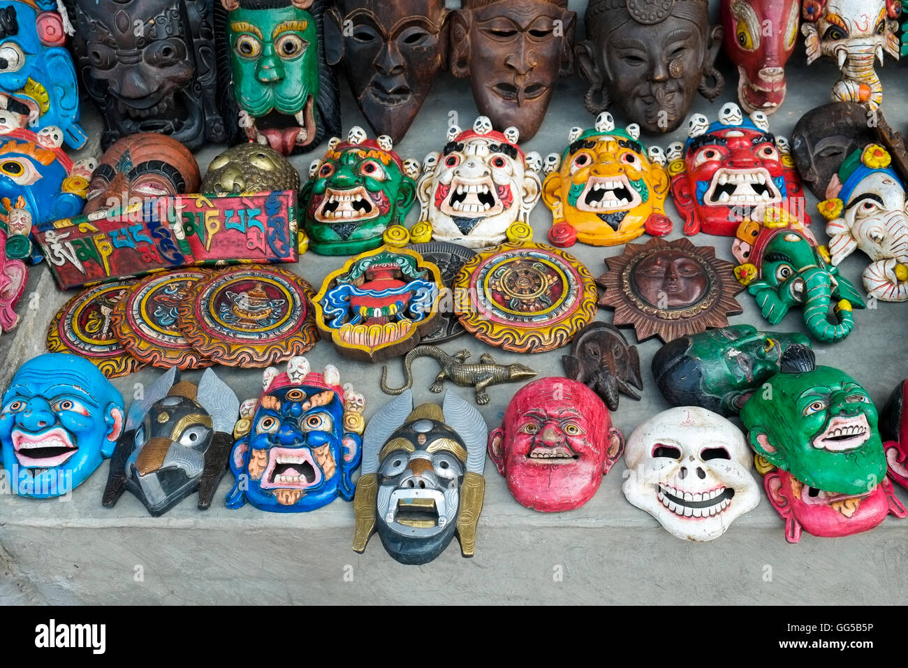 Tibetan masks Banque de photographies et d'images à haute résolution - Alamy