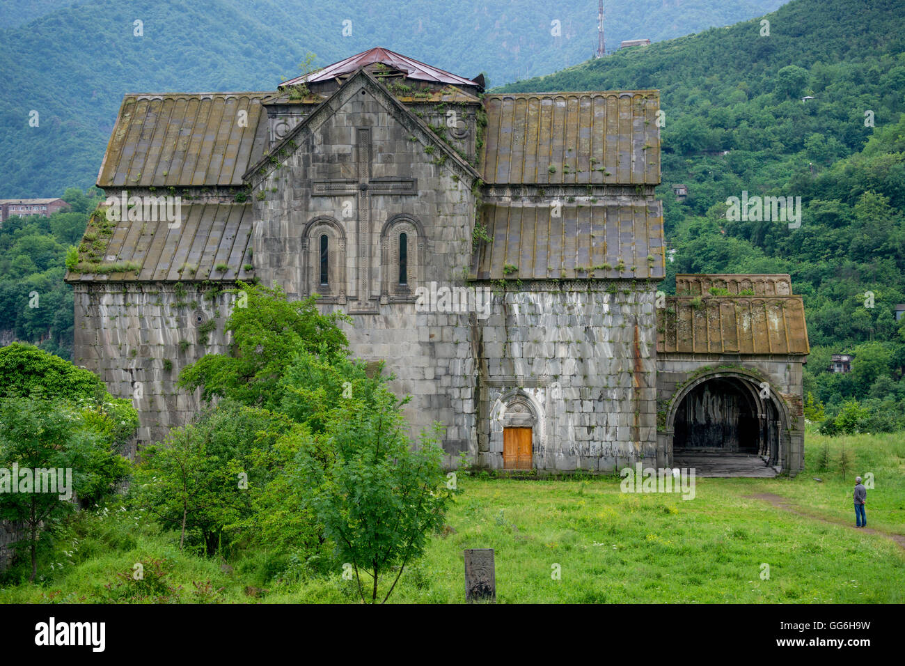 Surp Astvatsatsin church à Akhtala monastère en Arménie Banque D'Images