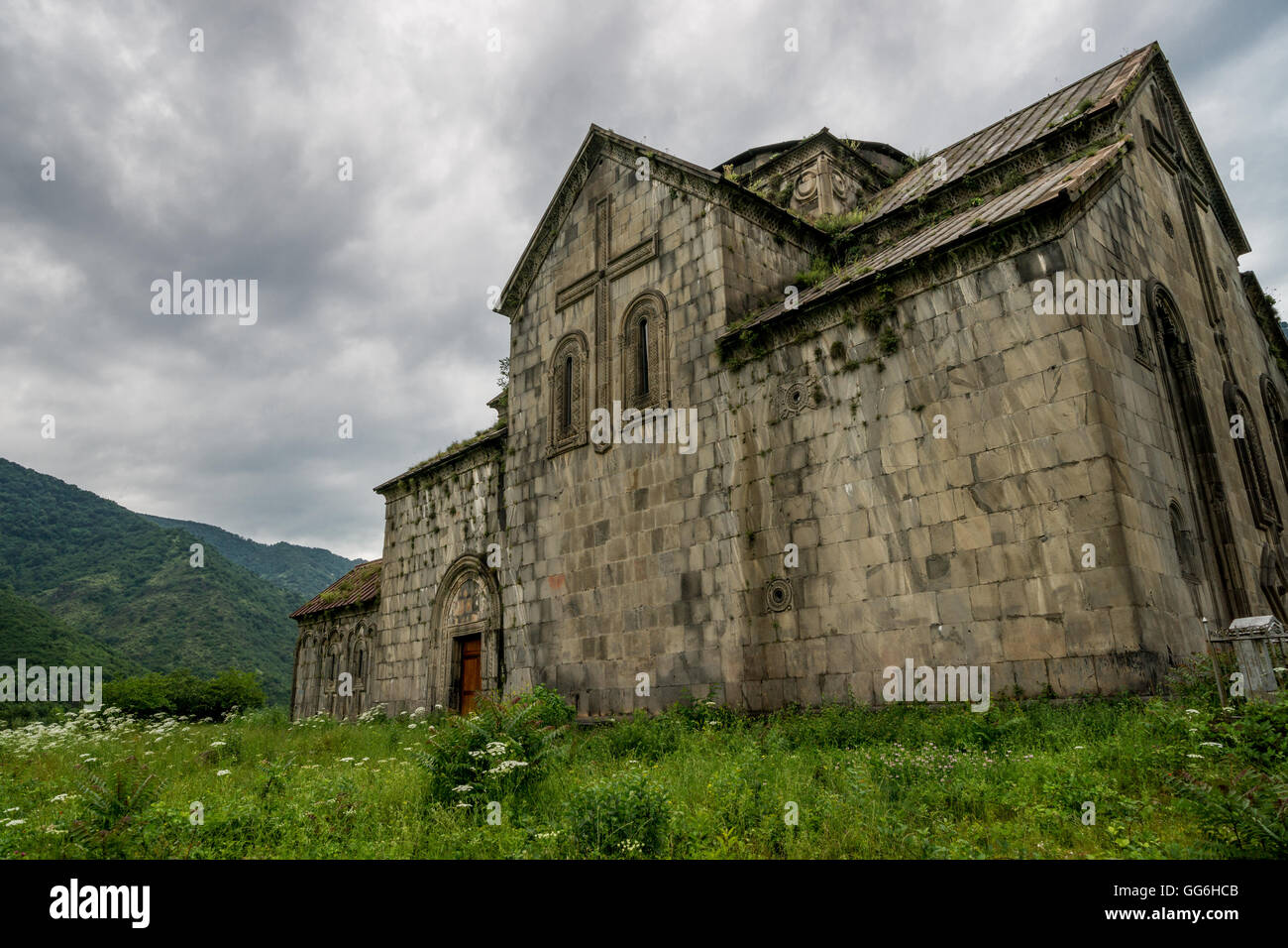 Surp Astvatsatsin church à Akhtala monastère en Arménie Banque D'Images