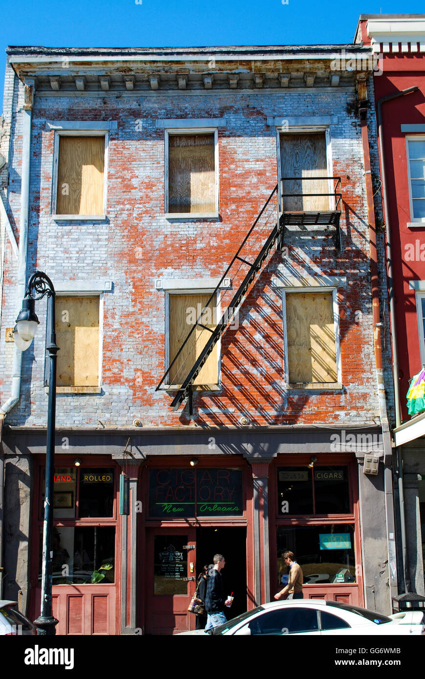 La fabrique de cigares sur Decatur Street, New Orleans Louisiana United States of America Banque D'Images