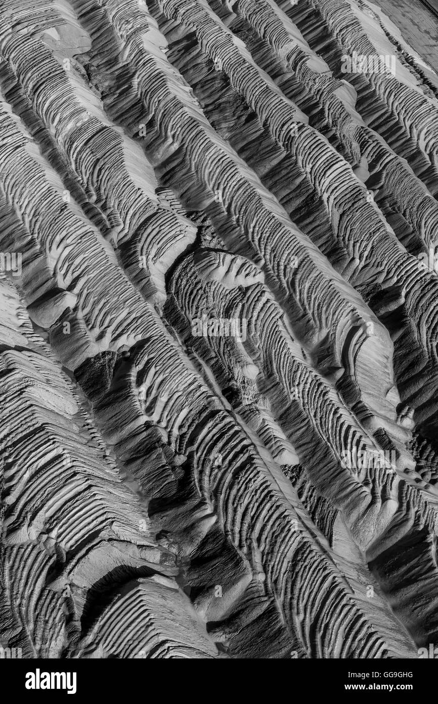 Vue aérienne, l'exploitation du lignite à ciel ouvert de Hambach Hambach, lignite, remblais, lignite, pelles sur chenilles, Elsdorf Niederzier Banque D'Images