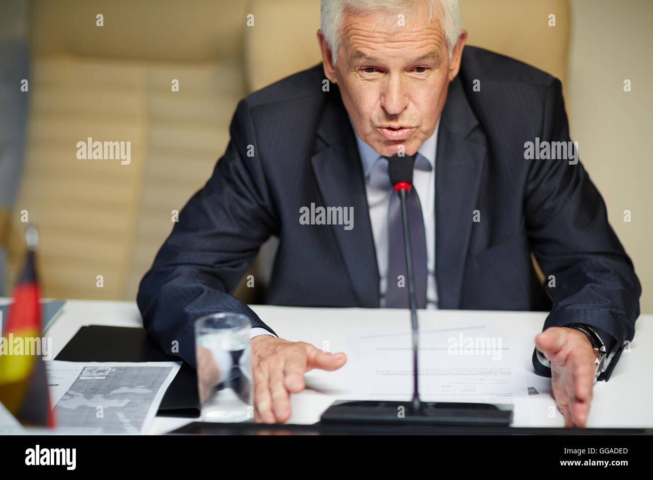 Homme politique générale Banque D'Images