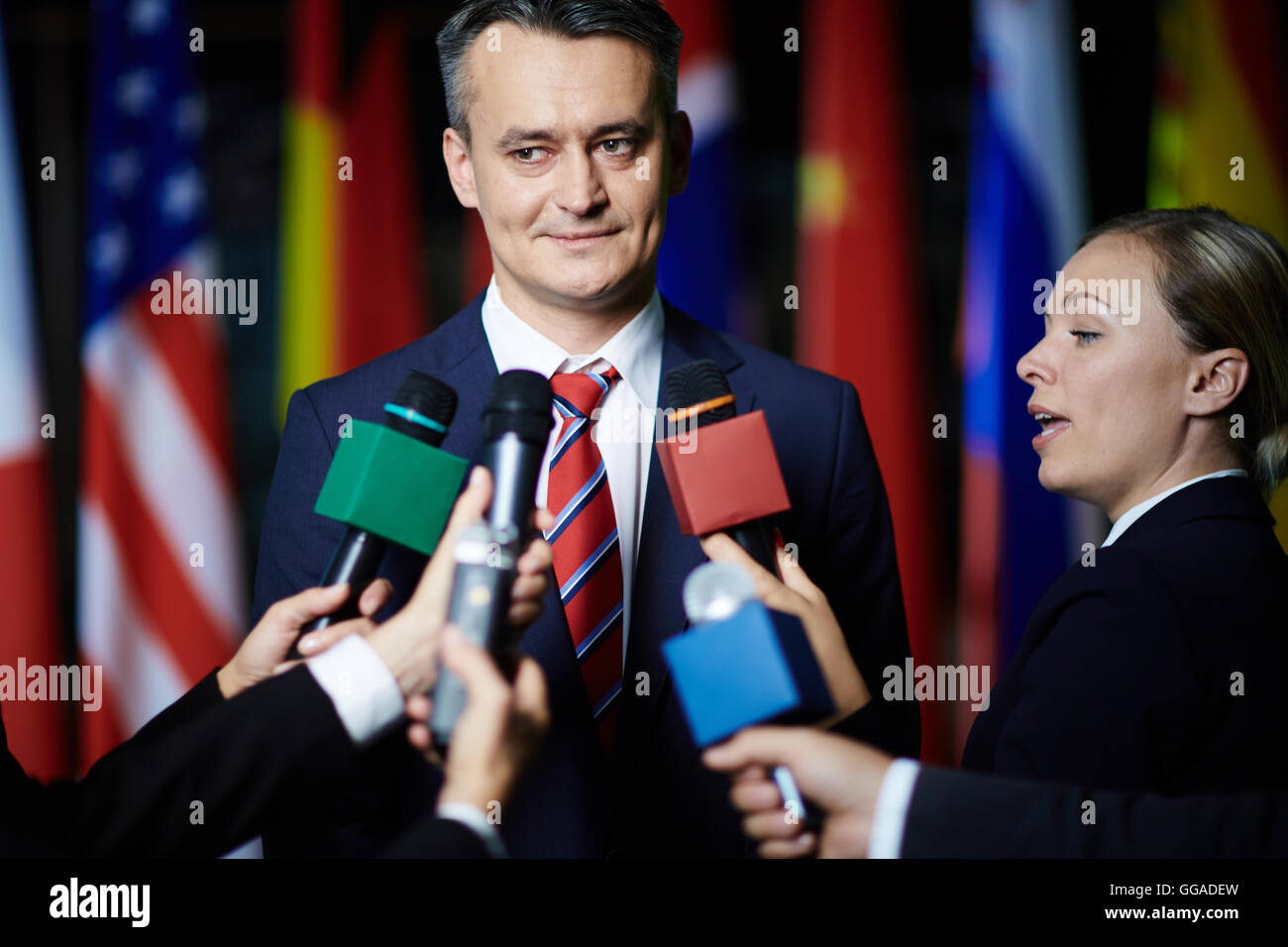 Candidat à l'élection présidentielle Banque D'Images