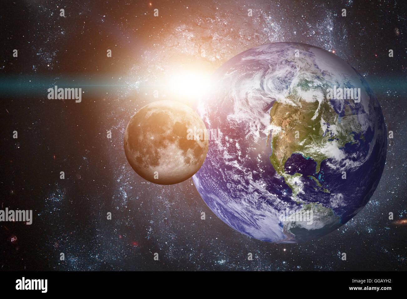 Système Solaire La Planète Terre La Terre Est La Plus