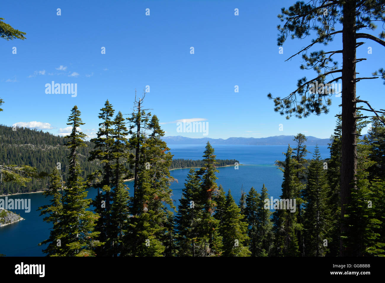 Emrald Bay, South Lake Tahoe, en Californie Banque D'Images