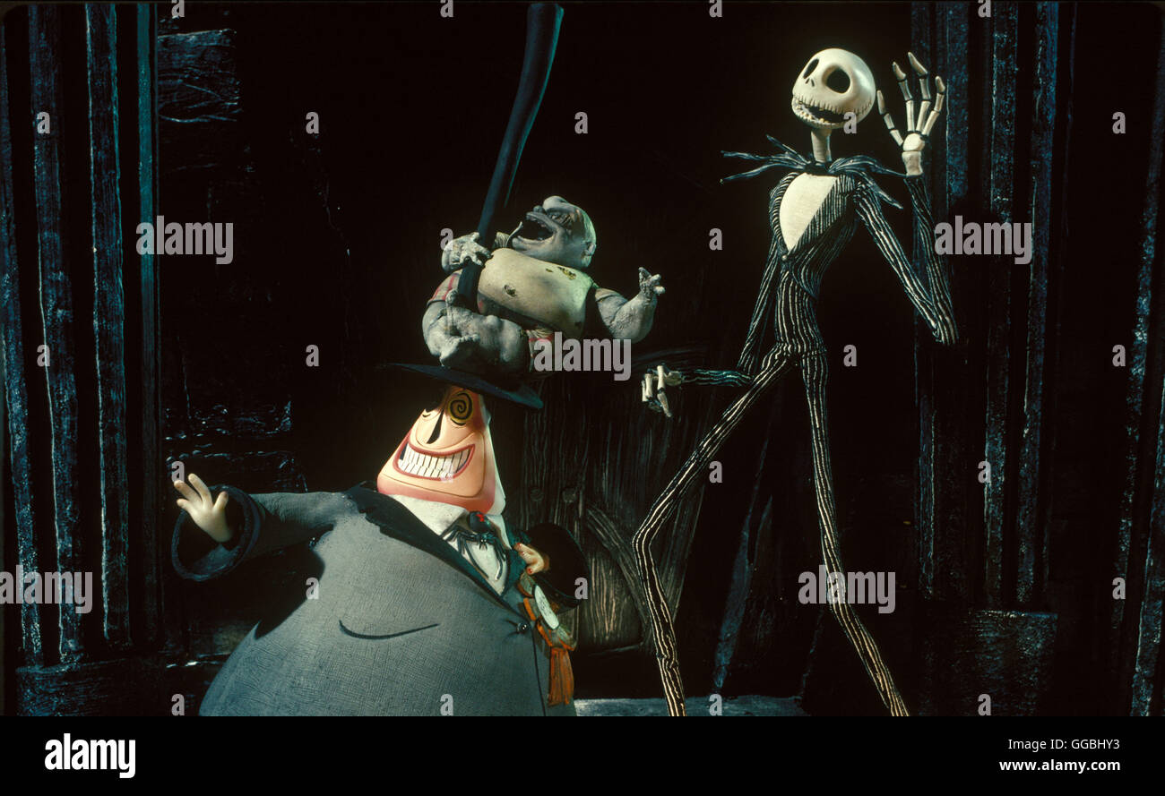 Nightmare Before Christmas 3D / Tim Burton's holiday classic, l'ÉTRANGE NOËL, fait un retour au grand écran cette saison de vacances en Disney Digital 3D Regie : Henry Selick aka. Le cauchemar de Noël 3D Banque D'Images