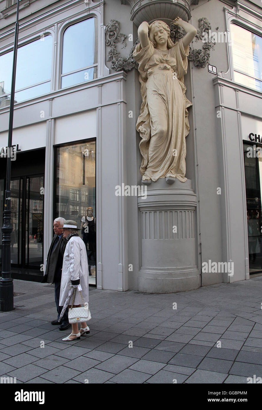 Boutique Chanel à Vienne Banque D'Images