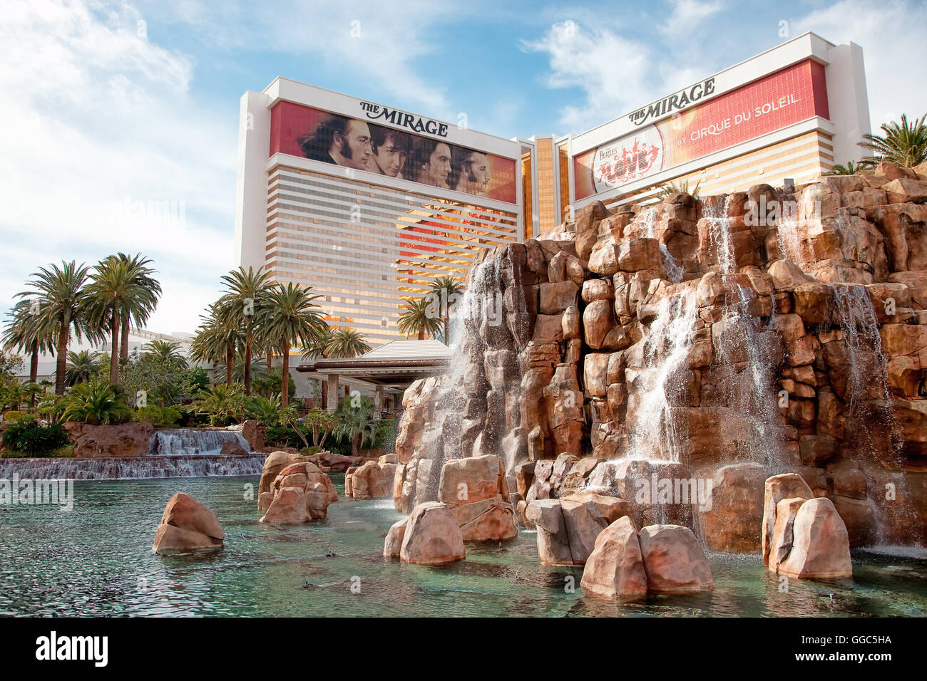 Le Mirage, Las Vegas - janvier 13, 2015 : Le Mirage a ouvert ses portes en 1989. Banque D'Images