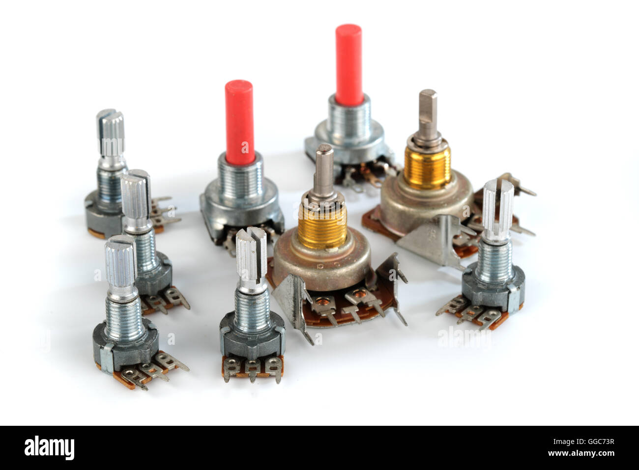 Résistance variable Potentiomètre ou rhéostat Photo Stock Alamy