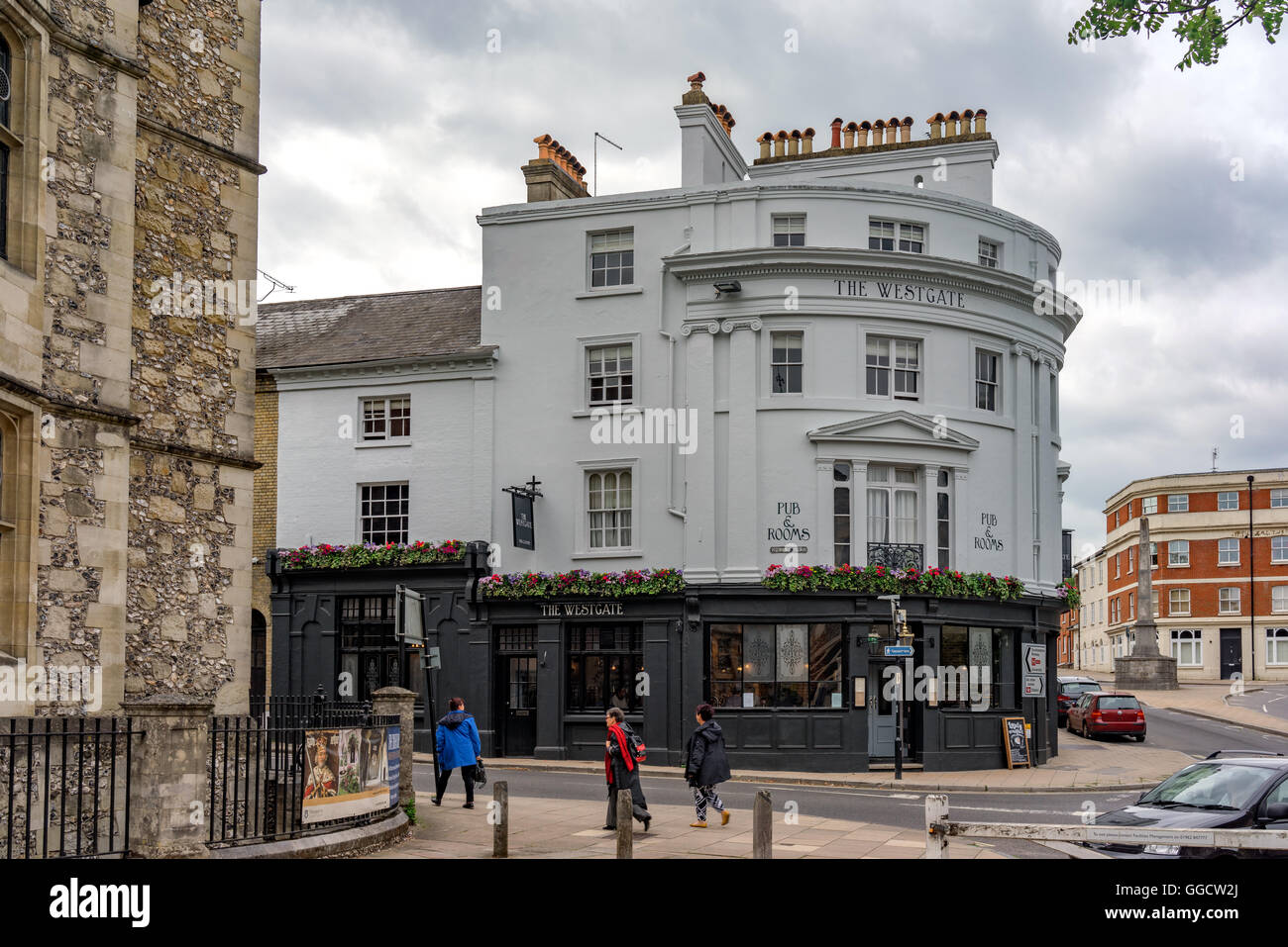 L'hôtel Westgate, près du Château de Hampshire County Council accueil à Winchester. Banque D'Images