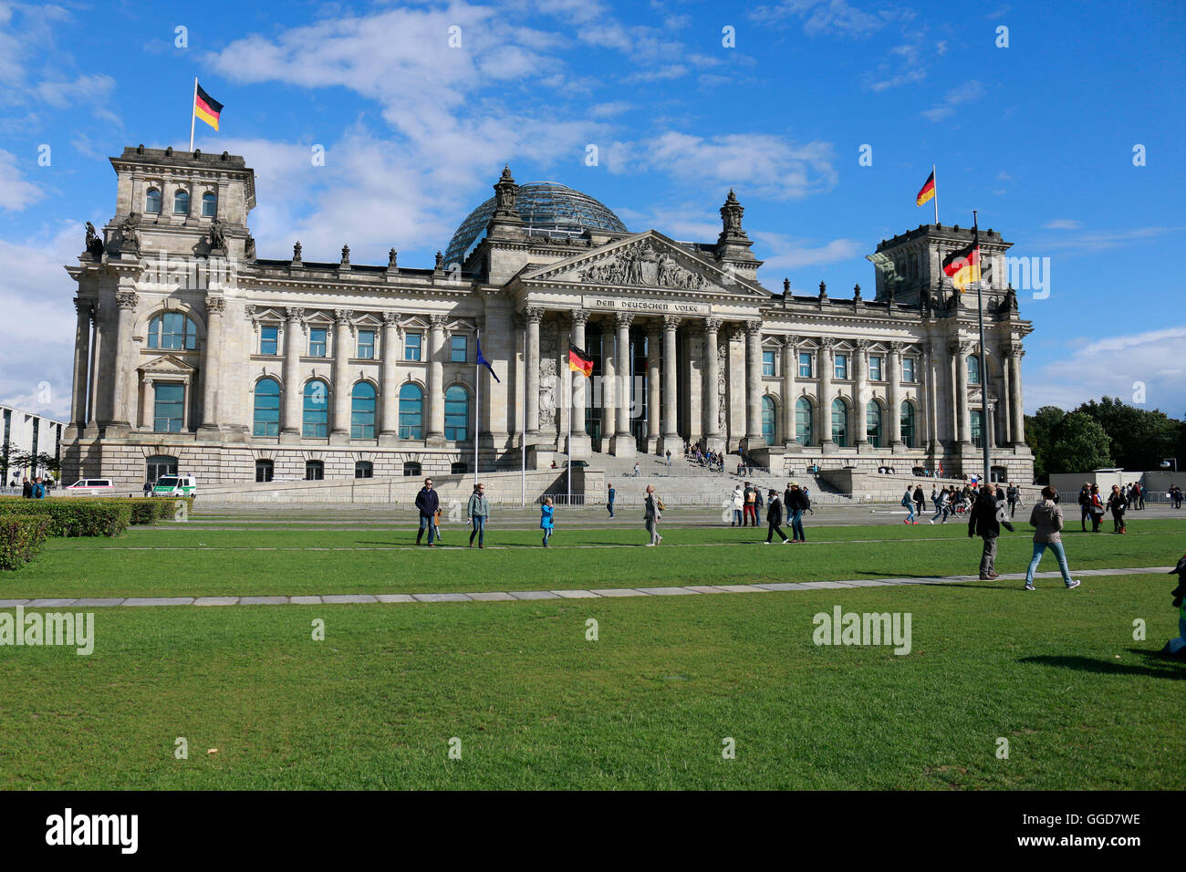 Reichstagsgebaeude, Berlin. Banque D'Images