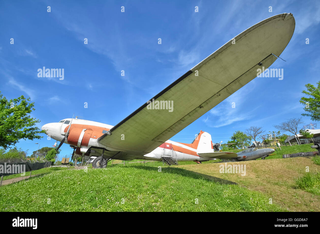 Vue de l'ancien DC-3 de Clark Gable Banque D'Images