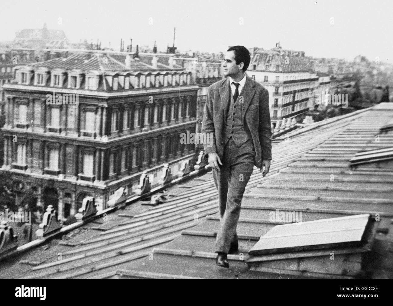 PARIS GEHÖRT UNS... / Paris Nous appartient Frankreich 1960 / Jacques  Rivette Filmszene mit GIANNI ESPOSITO als Gerard