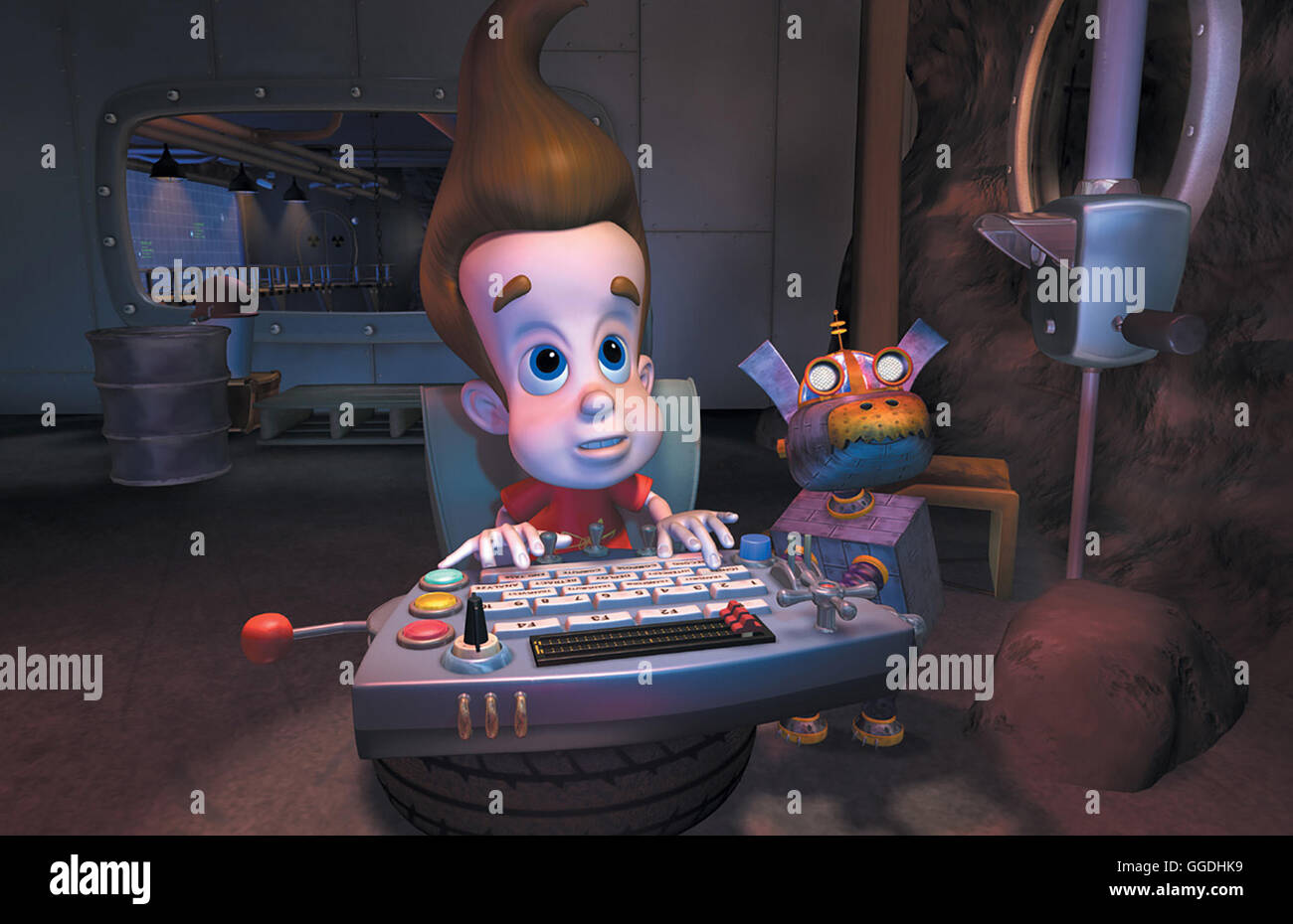 JIMMY NEUTRON - DER ERFINDER MUTIGE / Jimmy Neutron USA 2001 / John A. Davis JIMMY NEUTRON Regie : John A. Davis aka. Jimmy Neutron Banque D'Images