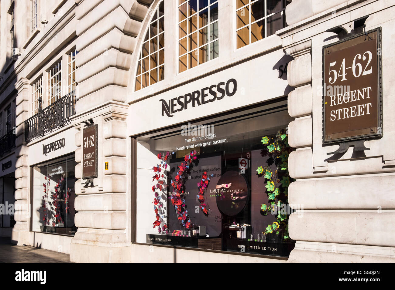 Boutique flagship Nespresso, Regent Street, Londres, Angleterre,  Royaume-Uni Photo Stock - Alamy