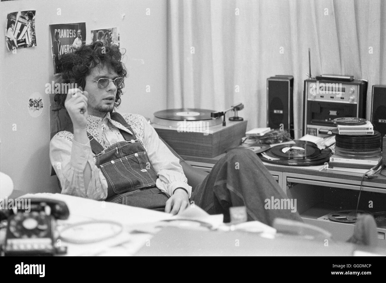 Al Kooper, rock and roll auteur-compositeur et producteur, en 1970 Banque D'Images