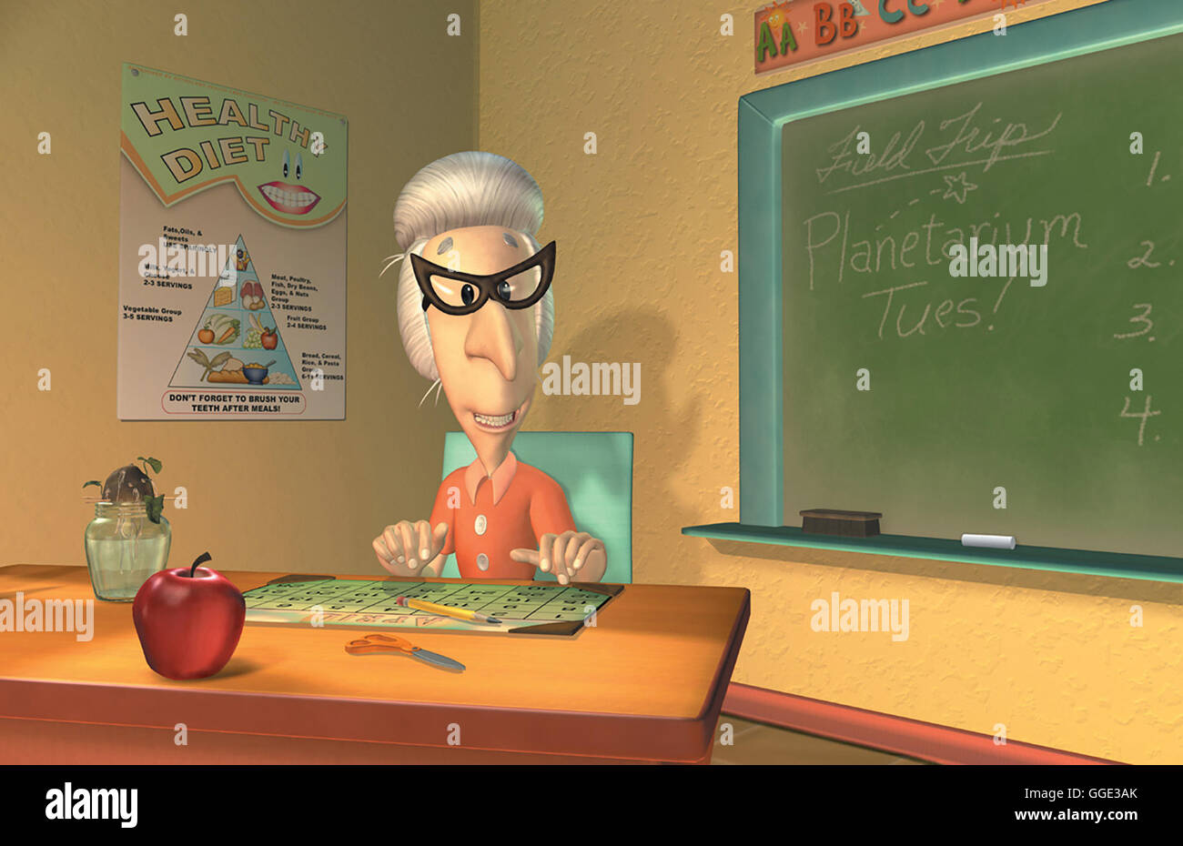 JIMMY NEUTRON - DER ERFINDER MUTIGE / Jimmy Neutron USA 2001 / John A. Davis Regie : John A. Davis aka. Jimmy Neutron Banque D'Images