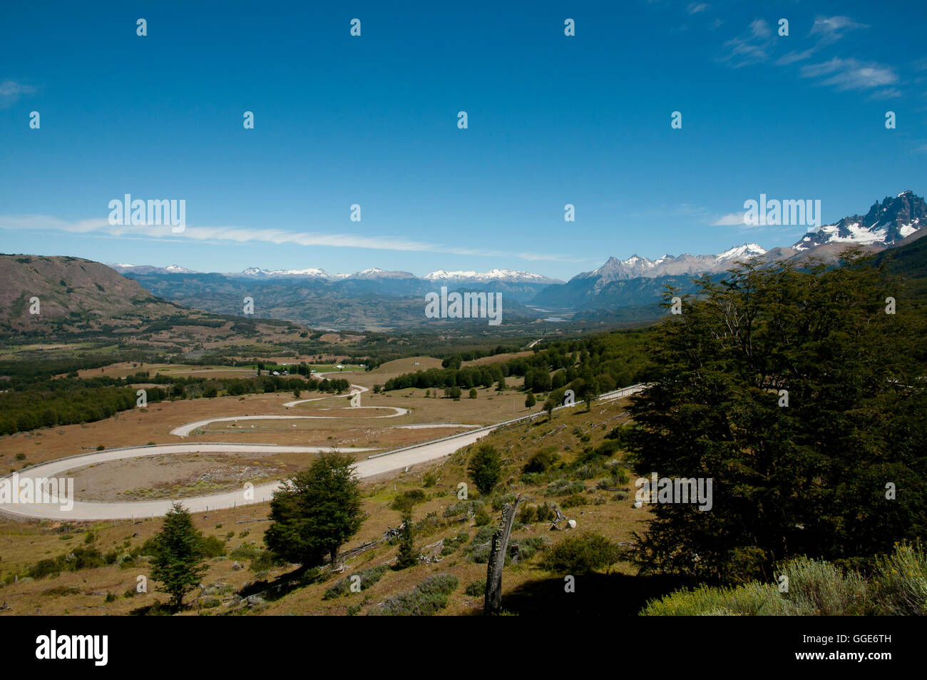 Carretera Austral Road - Chili Banque D'Images