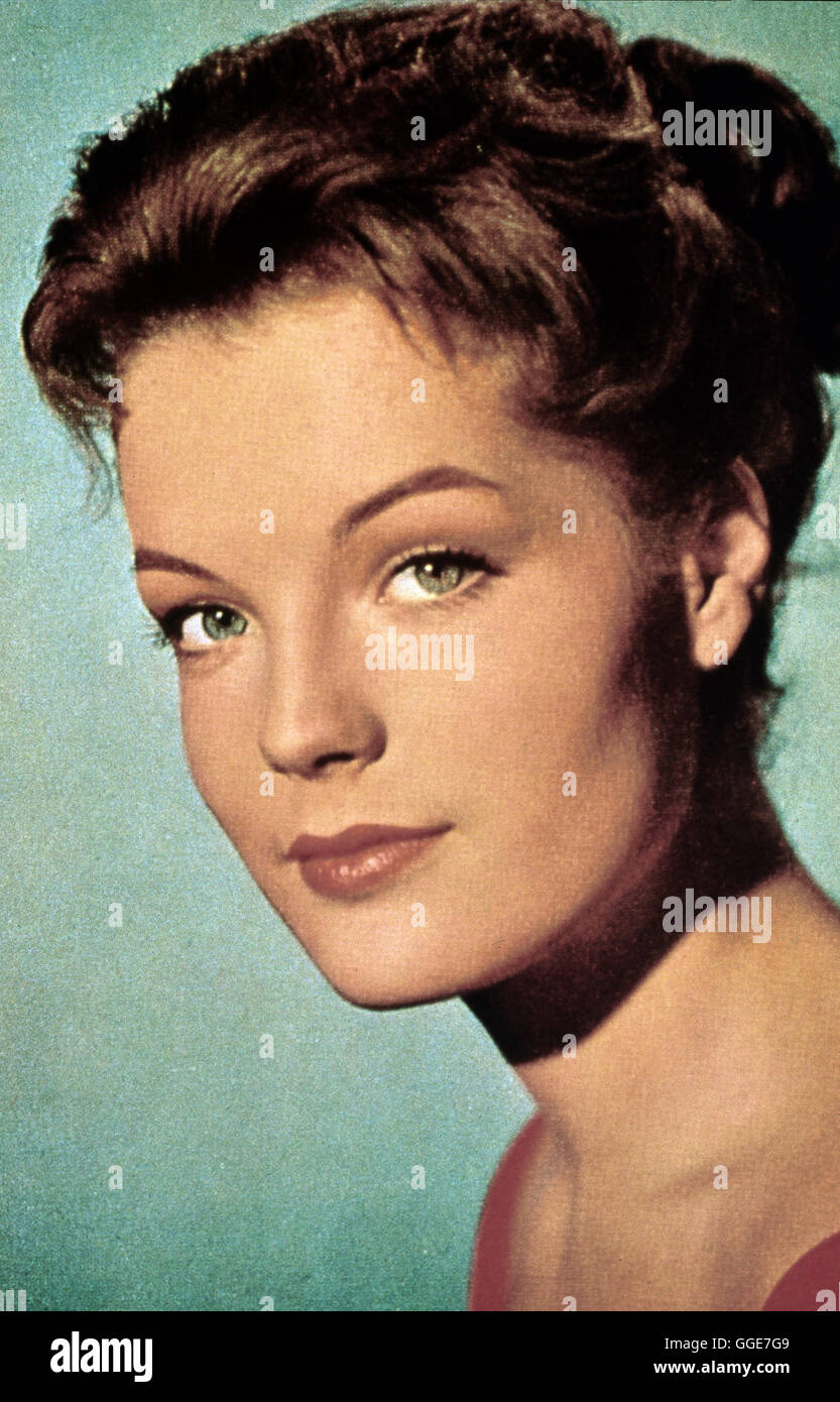 ROMY SCHNEIDER - Portrait, 1957 Banque D'Images