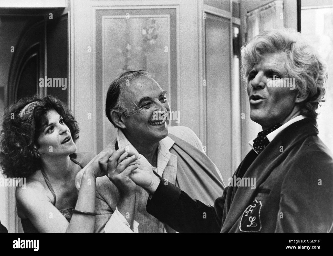 ACHTUNG, DINOSAURIER ! / Acteurs USA 1985 / William Asher Voir mit Gilda Radner (Livia Machado), BILL MACY (Sid Spokane) und STEVE MARTIN (Fabio Longio). Regie : William Asher aka. Movers and Shakers Banque D'Images