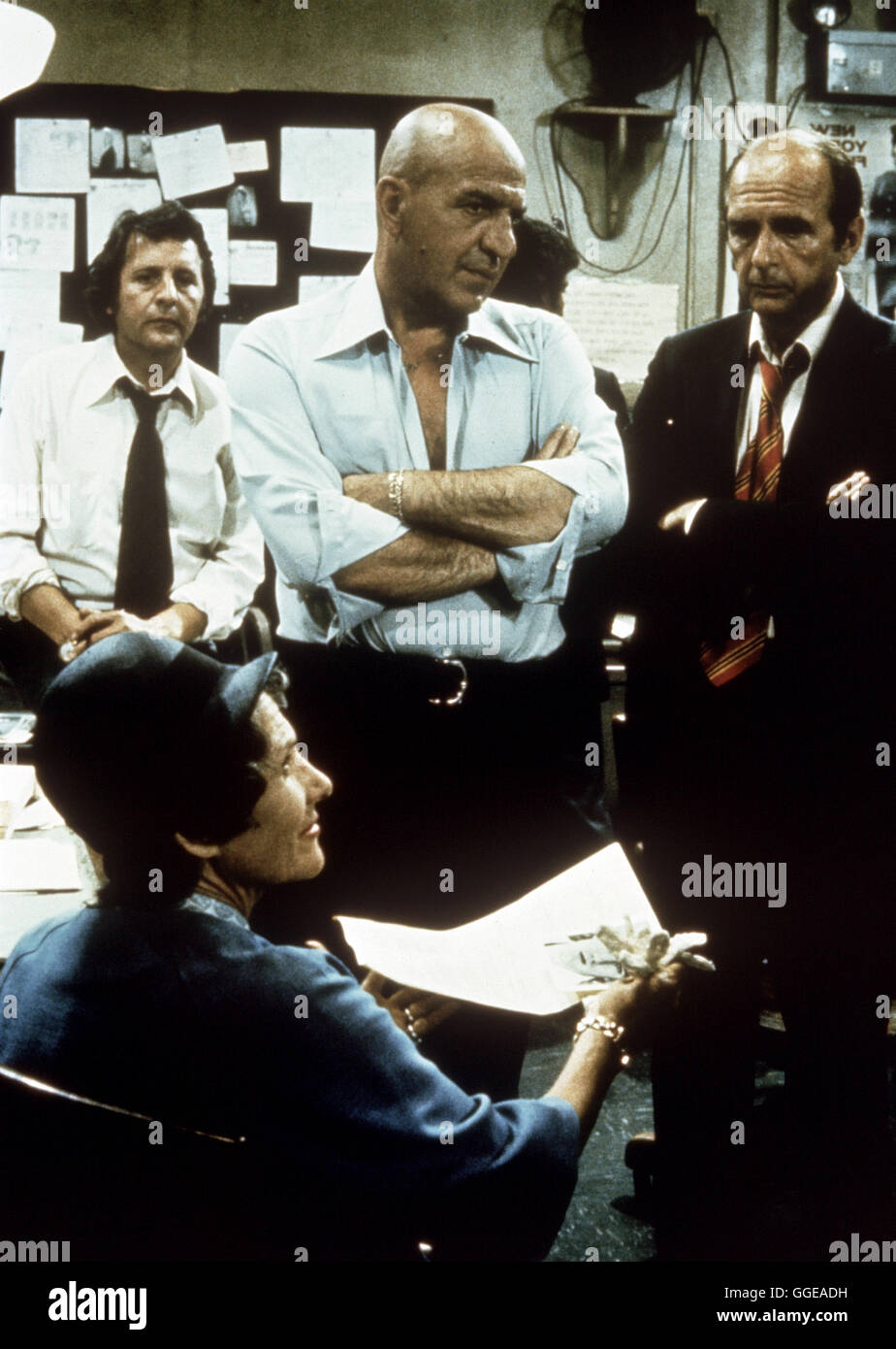 KOJAK / KOJAK / Telly Savalas (Kojak) und DAN FRAZER (capitaine McNeil) aka. KOJAK Banque D'Images KOJAK / KOJAK / Telly Savalas (Kojak) und DAN FRAZER (capitaine McNeil) aka. KOJAK Banque D'Images