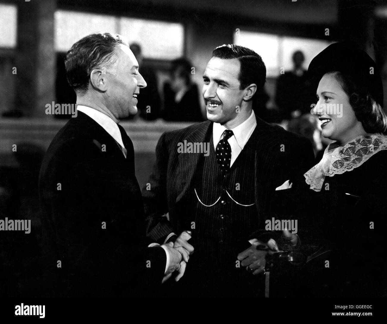 EIN ZUG FÄHRT AB / Deutschland 1942 / Johannes Meyer HANS ZESCH-TOUR, FERDINAND MARIAN, LENY MARENBACH Regie : Johannes Meyer Banque D'Images